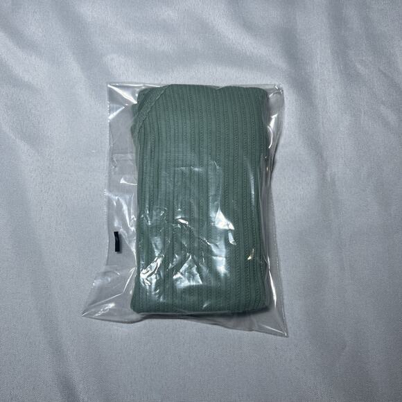 Victoria's Secret Y2K Babydoll Cami Top Womens M Green Lace Coquette Mesh - Picture 8 of 8